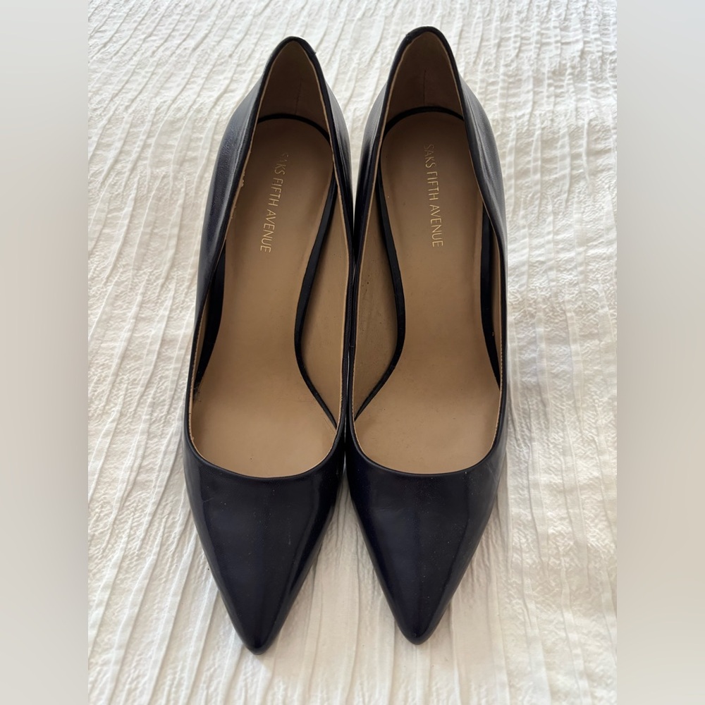 Saks Fifth Avenue Women's Navy Heels